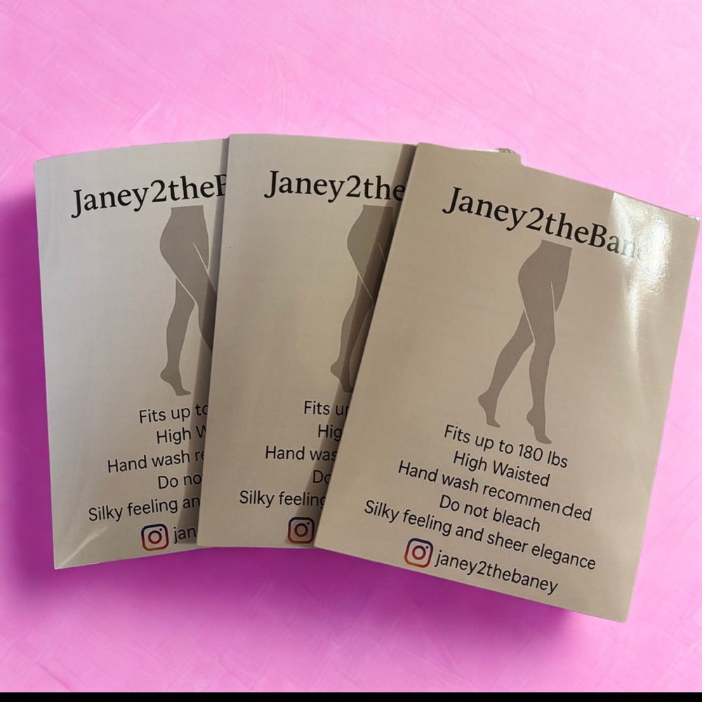 RESERVED 15/15 Janey2TheBaney SUNNY NUDE Sheer Pantyhose 10 Denier - Picture 4 of 4